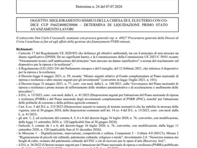 Determina n.24 - PNRR